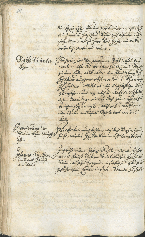 Civic Archives of Bozen-Bolzano - BOhisto Ratsprotokoll 1744/47 