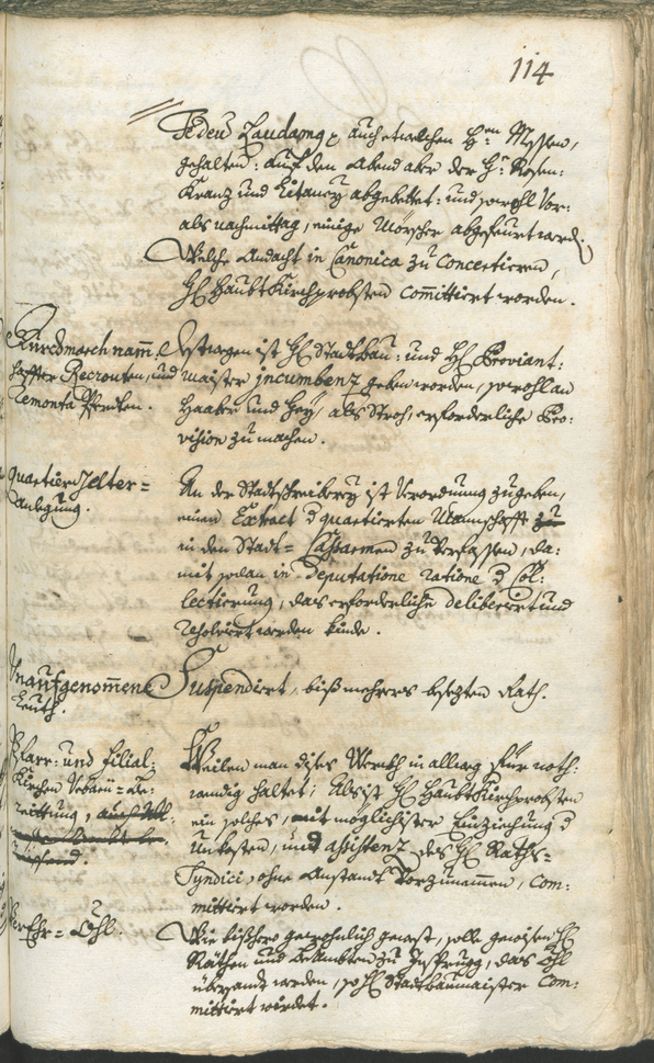 Civic Archives of Bozen-Bolzano - BOhisto Ratsprotokoll 1744/47 