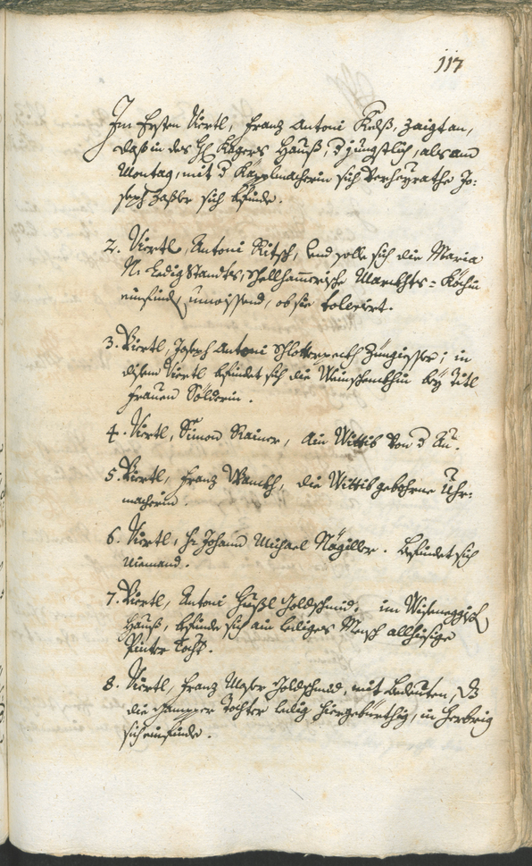 Stadtarchiv Bozen - BOhisto Ratsprotokoll 1744/47 