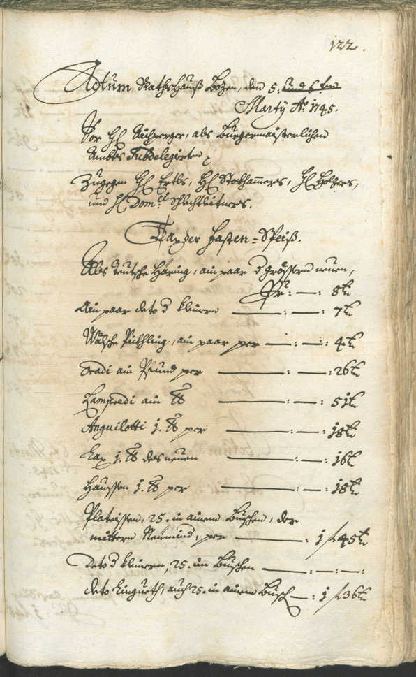 Civic Archives of Bozen-Bolzano - BOhisto Ratsprotokoll 1744/47 