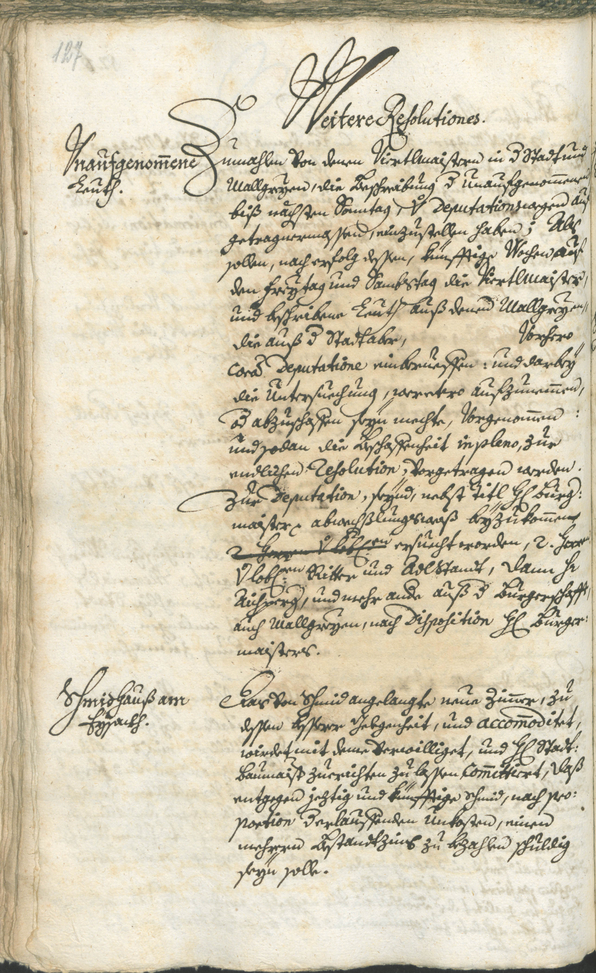 Civic Archives of Bozen-Bolzano - BOhisto Ratsprotokoll 1744/47 