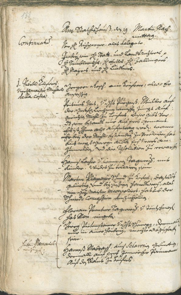 Archivio Storico della Città di Bolzano - BOhisto protocollo consiliare 1744/47 