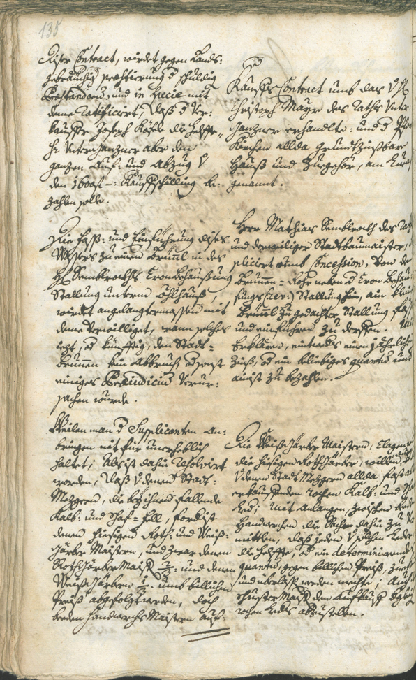 Stadtarchiv Bozen - BOhisto Ratsprotokoll 1744/47 