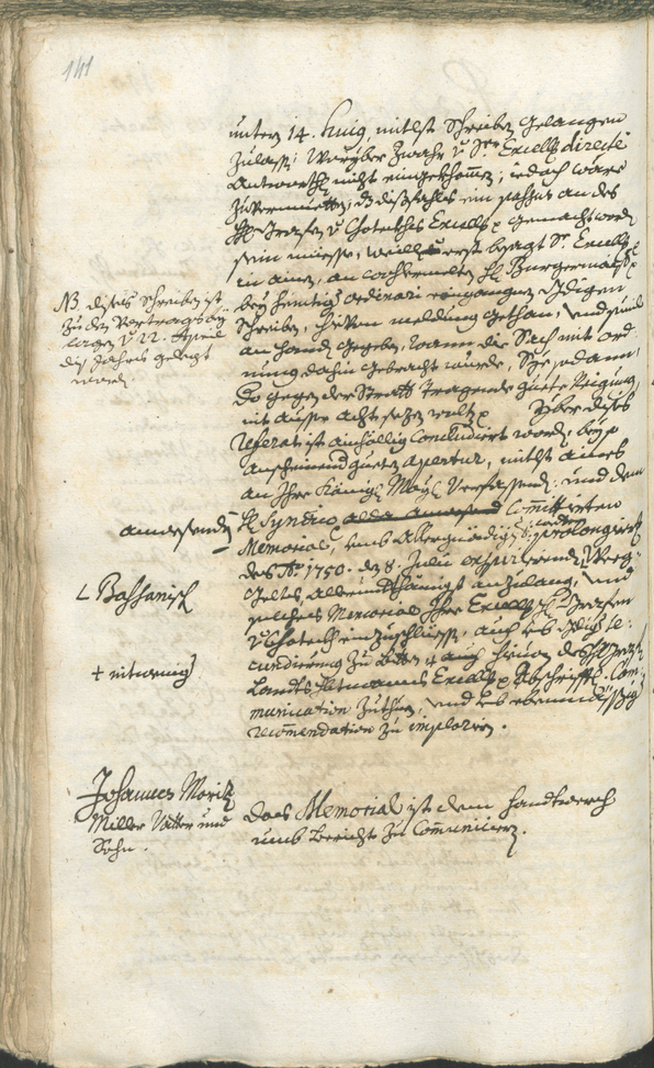 Stadtarchiv Bozen - BOhisto Ratsprotokoll 1744/47 