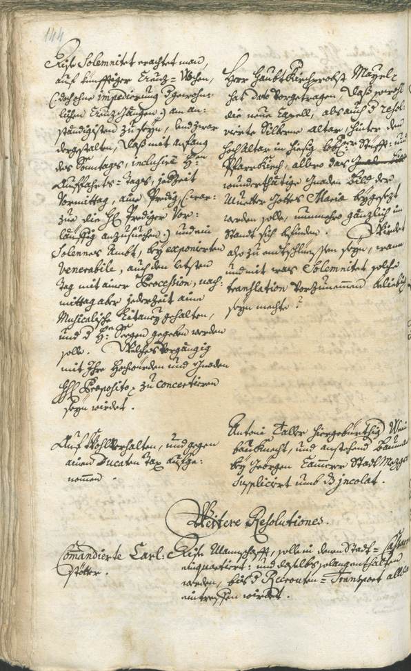 Civic Archives of Bozen-Bolzano - BOhisto Ratsprotokoll 1744/47 