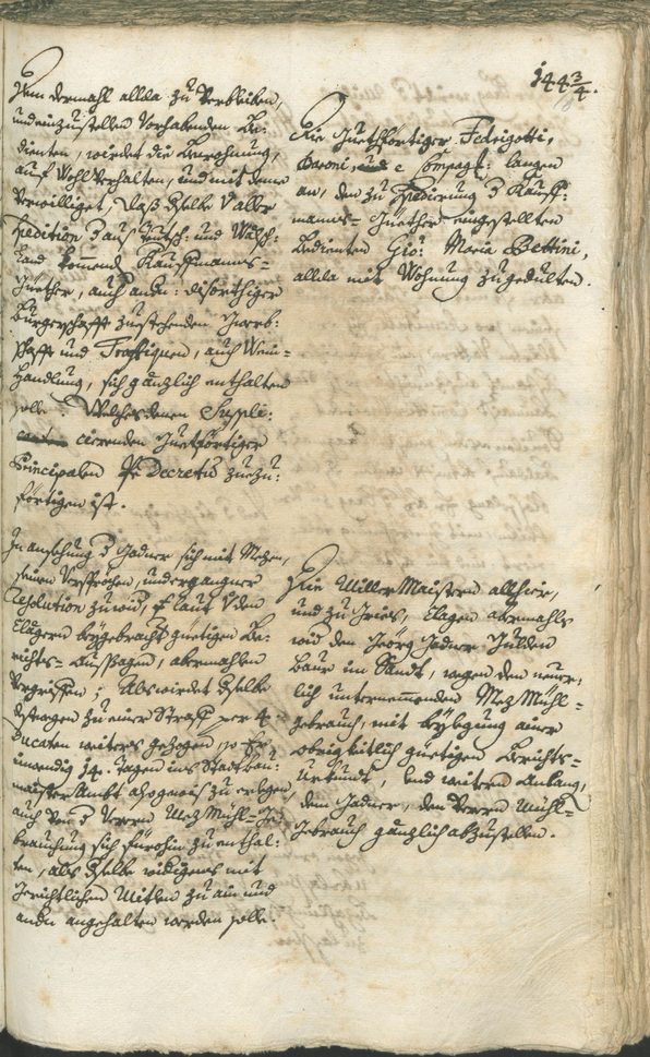 Civic Archives of Bozen-Bolzano - BOhisto Ratsprotokoll 1744/47 