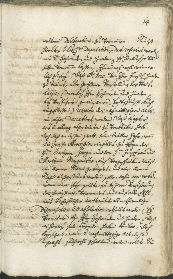 Stadtarchiv Bozen - BOhisto Ratsprotokoll 1744/47 