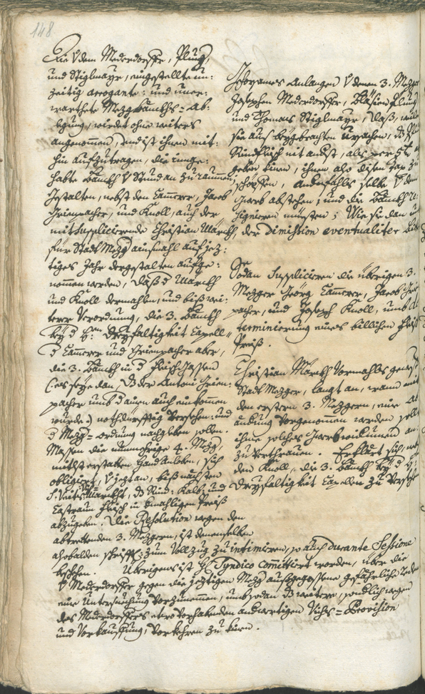 Archivio Storico della Città di Bolzano - BOhisto protocollo consiliare 1744/47 