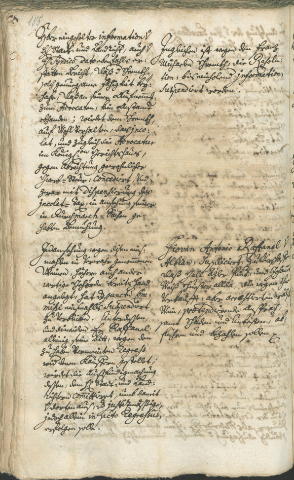 Stadtarchiv Bozen - BOhisto Ratsprotokoll 1744/47 