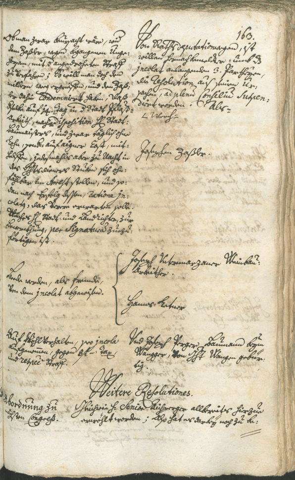 Stadtarchiv Bozen - BOhisto Ratsprotokoll 1744/47 