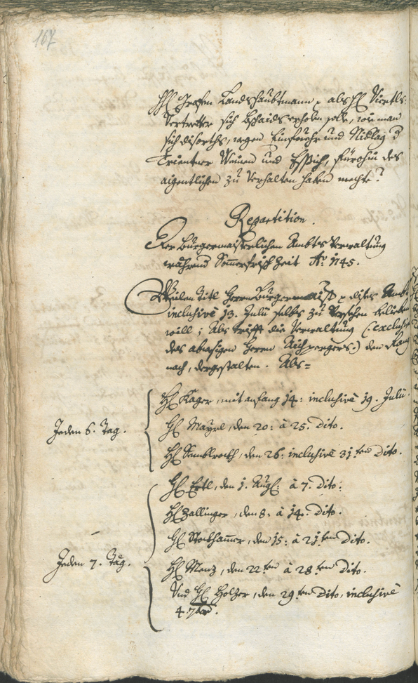 Civic Archives of Bozen-Bolzano - BOhisto Ratsprotokoll 1744/47 