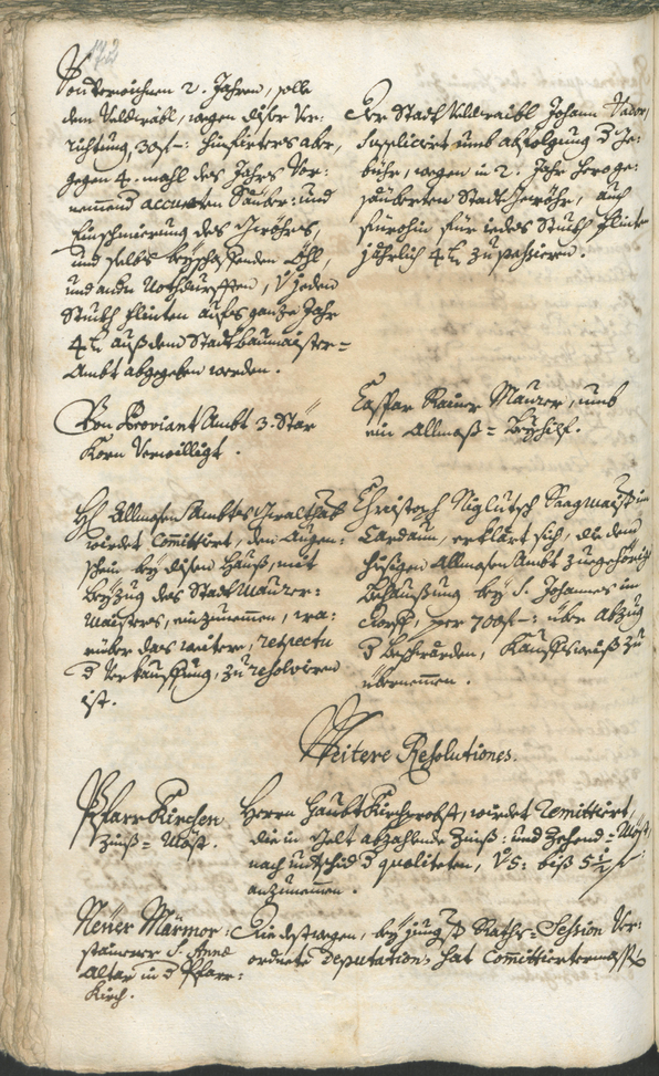 Stadtarchiv Bozen - BOhisto Ratsprotokoll 1744/47 