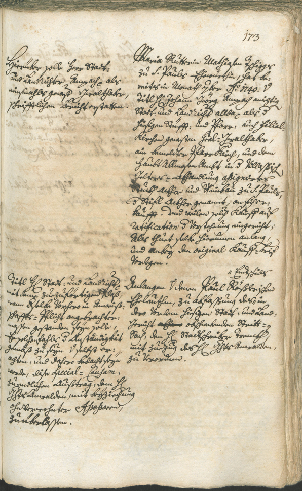 Civic Archives of Bozen-Bolzano - BOhisto Ratsprotokoll 1744/47 