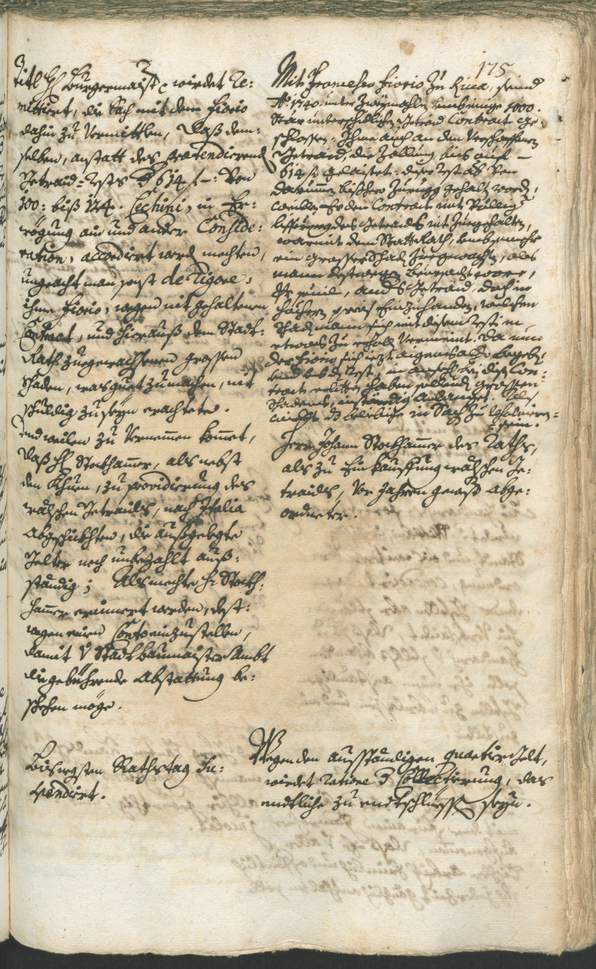 Stadtarchiv Bozen - BOhisto Ratsprotokoll 1744/47 