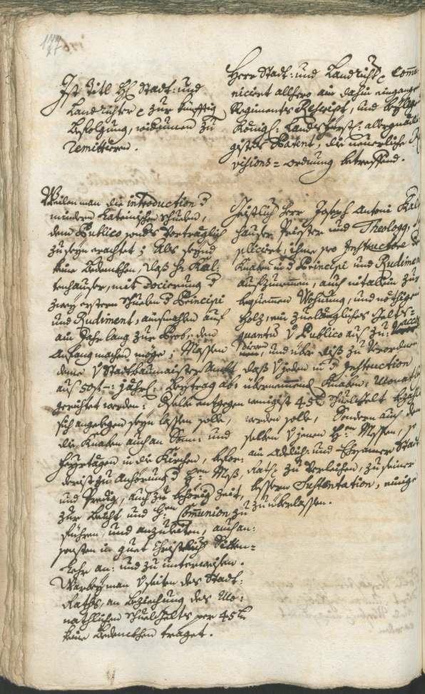 Stadtarchiv Bozen - BOhisto Ratsprotokoll 1744/47 