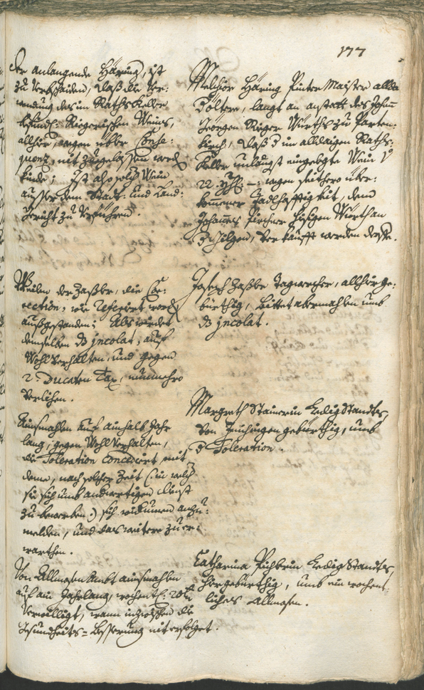 Stadtarchiv Bozen - BOhisto Ratsprotokoll 1744/47 