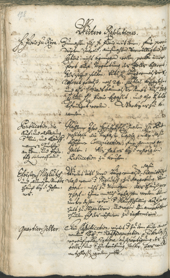 Civic Archives of Bozen-Bolzano - BOhisto Ratsprotokoll 1744/47 