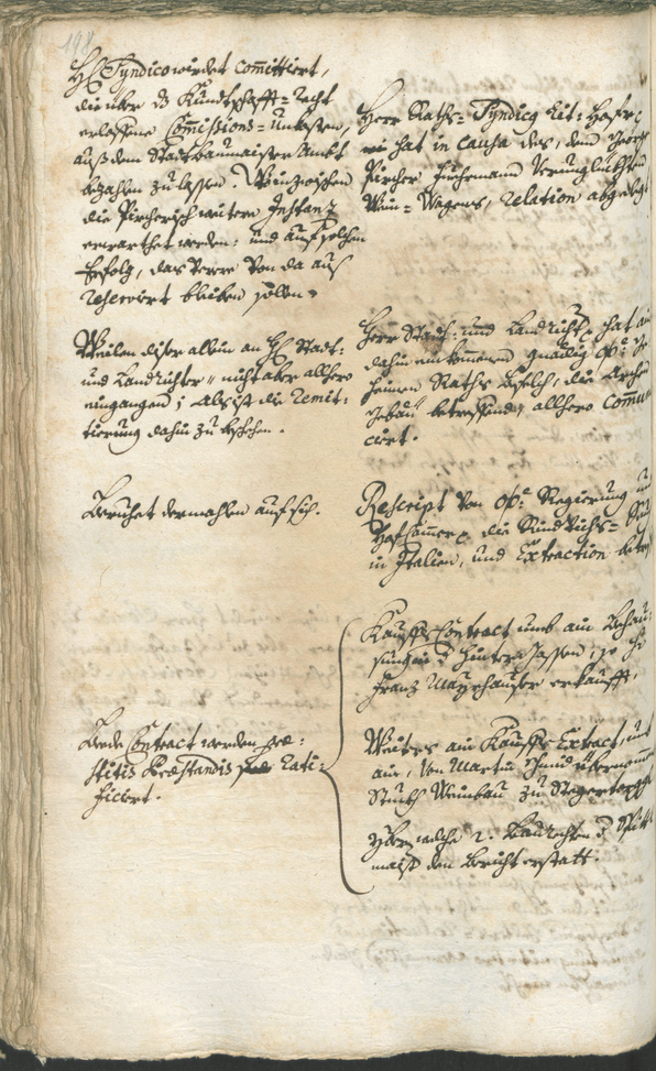 Stadtarchiv Bozen - BOhisto Ratsprotokoll 1744/47 