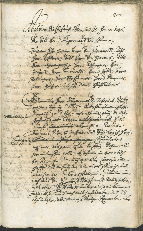 Archivio Storico della Città di Bolzano - BOhisto protocollo consiliare 1744/47 