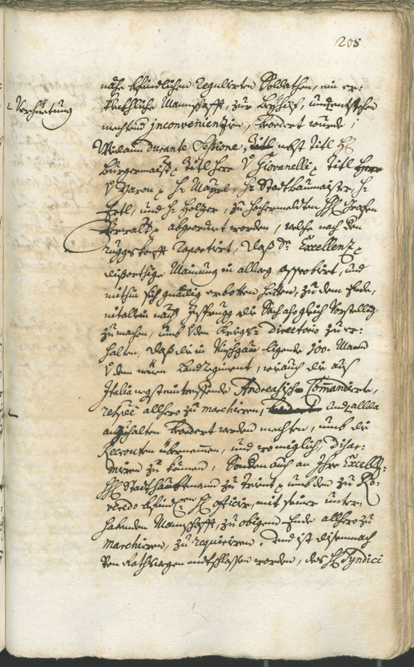 Stadtarchiv Bozen - BOhisto Ratsprotokoll 1744/47 