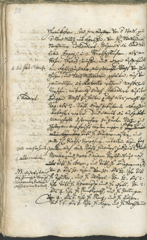 Stadtarchiv Bozen - BOhisto Ratsprotokoll 1744/47 