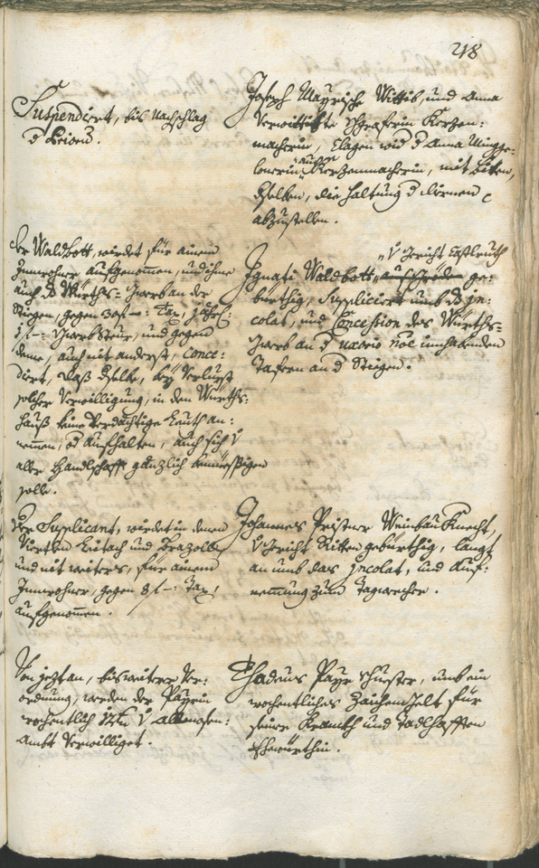 Stadtarchiv Bozen - BOhisto Ratsprotokoll 1744/47 