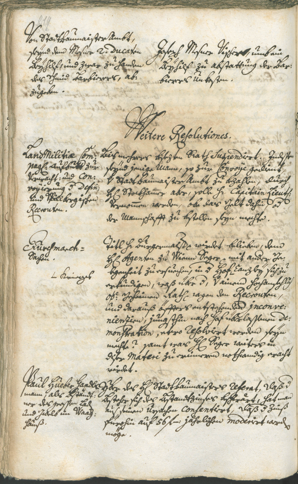 Archivio Storico della Città di Bolzano - BOhisto protocollo consiliare 1744/47 