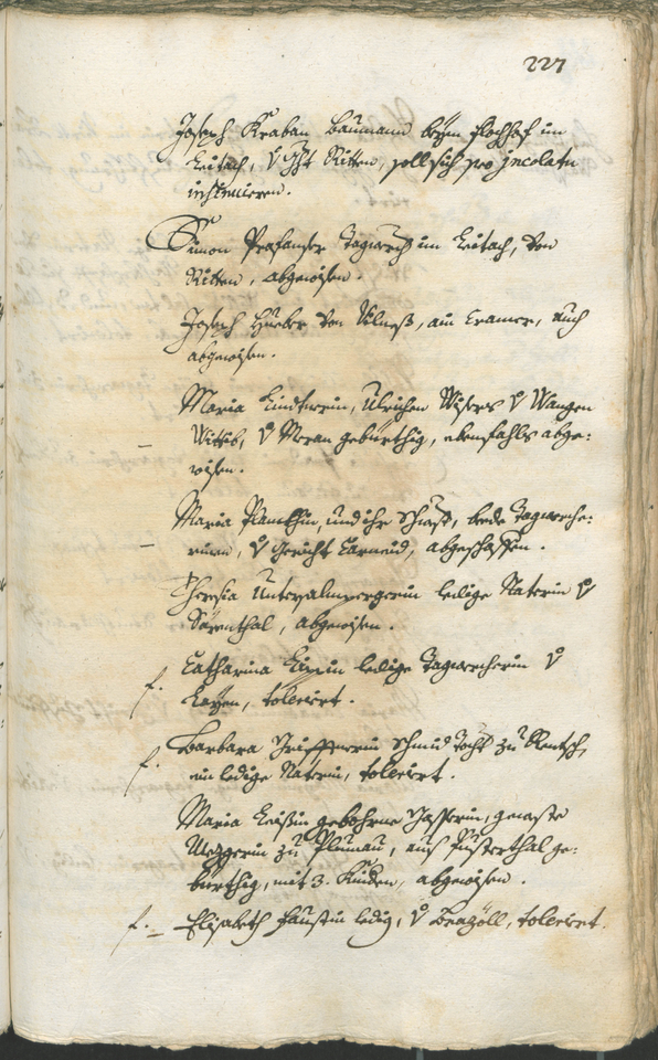 Stadtarchiv Bozen - BOhisto Ratsprotokoll 1744/47 