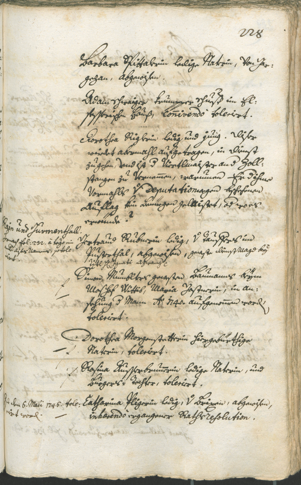 Civic Archives of Bozen-Bolzano - BOhisto Ratsprotokoll 1744/47 