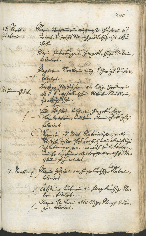 Archivio Storico della Città di Bolzano - BOhisto protocollo consiliare 1744/47 