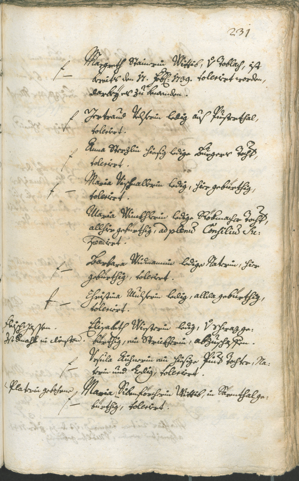 Stadtarchiv Bozen - BOhisto Ratsprotokoll 1744/47 