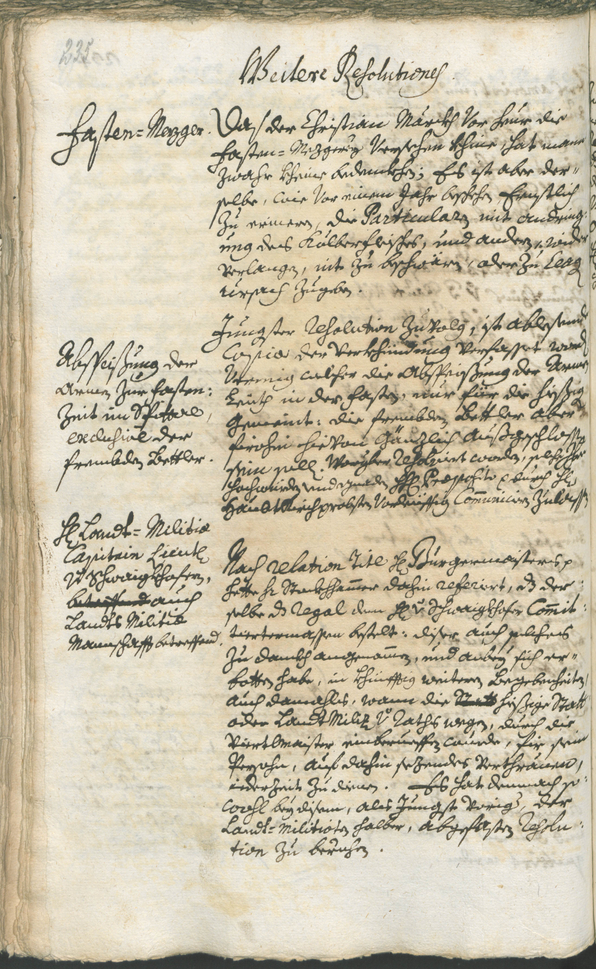 Stadtarchiv Bozen - BOhisto Ratsprotokoll 1744/47 