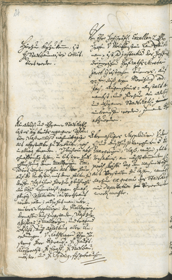 Archivio Storico della Città di Bolzano - BOhisto protocollo consiliare 1744/47 