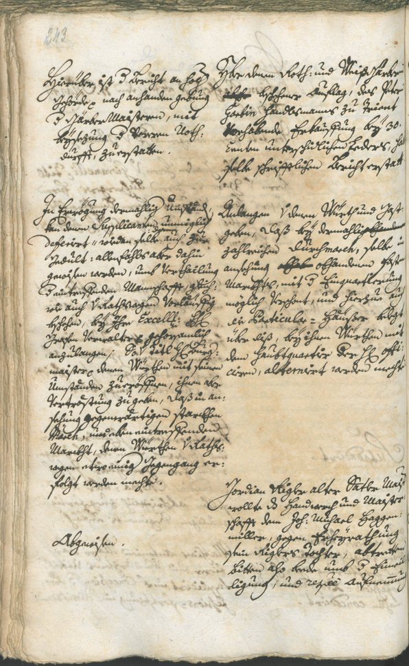 Stadtarchiv Bozen - BOhisto Ratsprotokoll 1744/47 