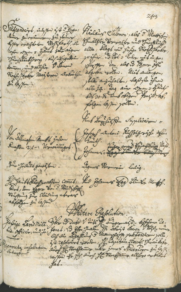 Civic Archives of Bozen-Bolzano - BOhisto Ratsprotokoll 1744/47 