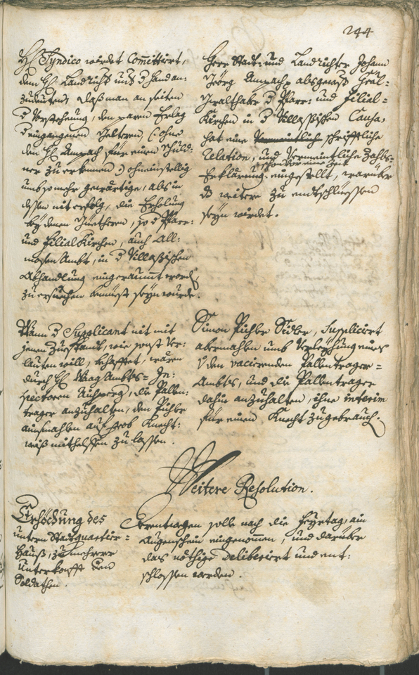 Archivio Storico della Città di Bolzano - BOhisto protocollo consiliare 1744/47 