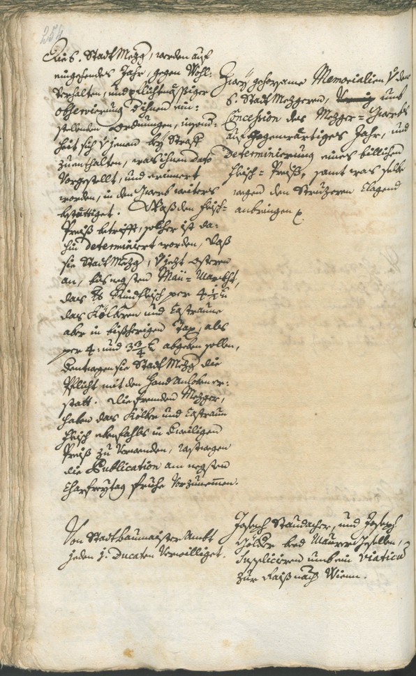 Stadtarchiv Bozen - BOhisto Ratsprotokoll 1744/47 