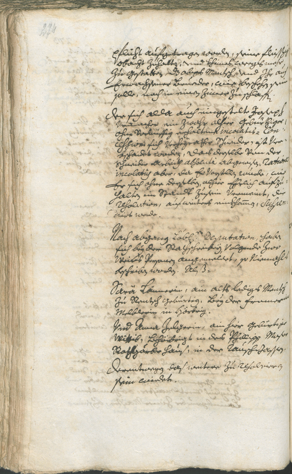 Stadtarchiv Bozen - BOhisto Ratsprotokoll 1744/47 