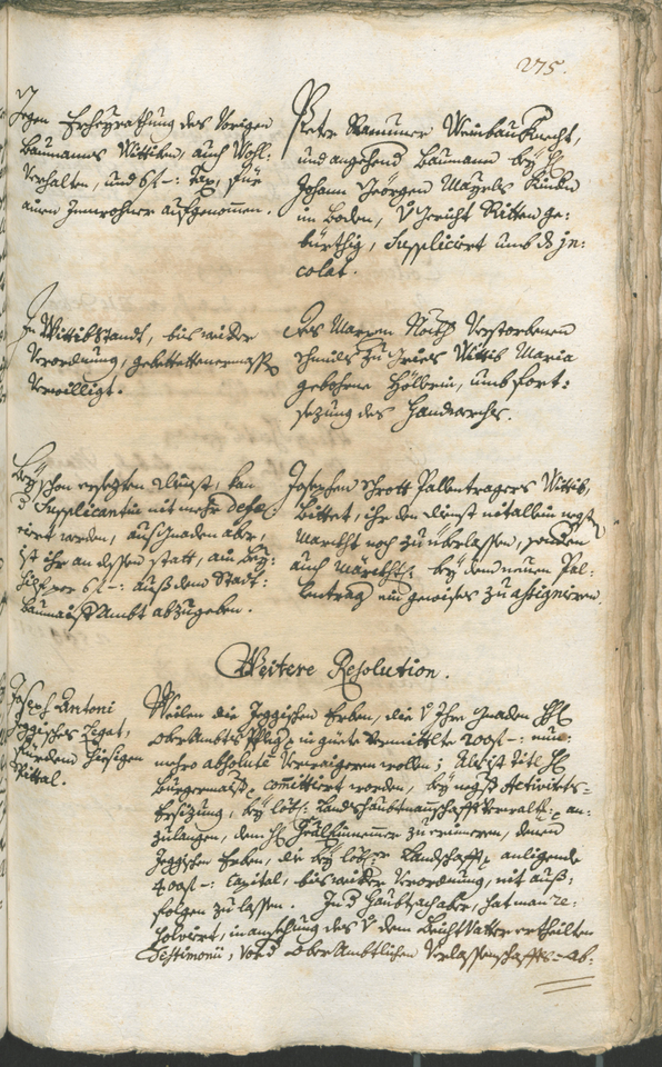 Archivio Storico della Città di Bolzano - BOhisto protocollo consiliare 1744/47 