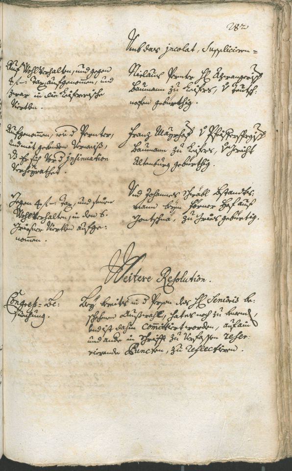 Stadtarchiv Bozen - BOhisto Ratsprotokoll 1744/47 