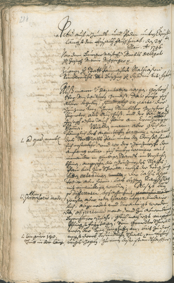 Archivio Storico della Città di Bolzano - BOhisto protocollo consiliare 1744/47 