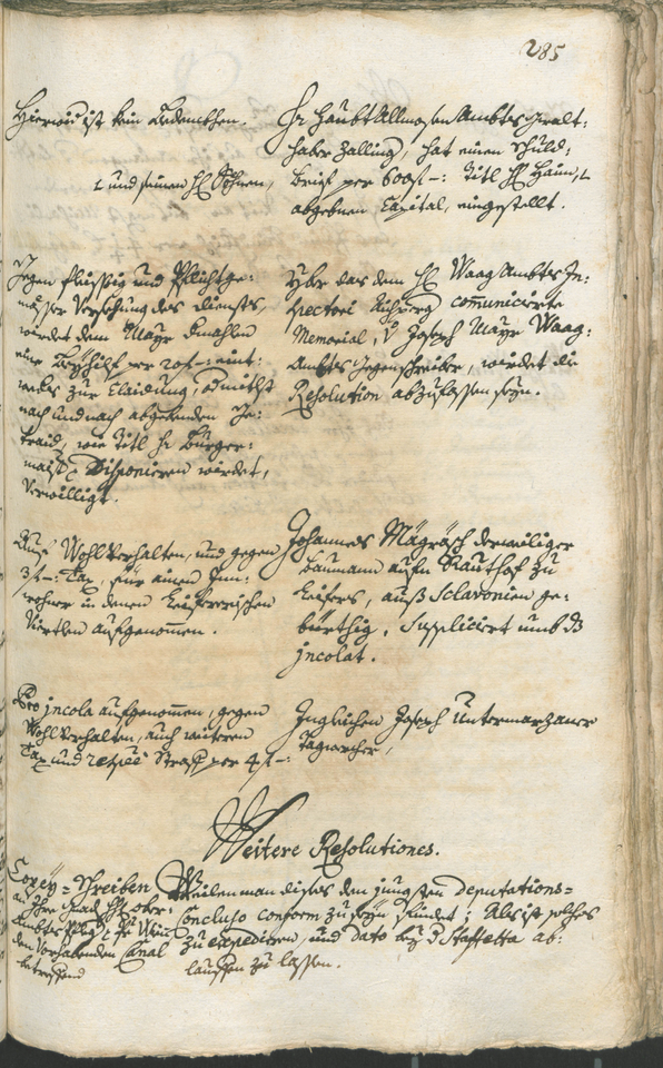 Archivio Storico della Città di Bolzano - BOhisto protocollo consiliare 1744/47 