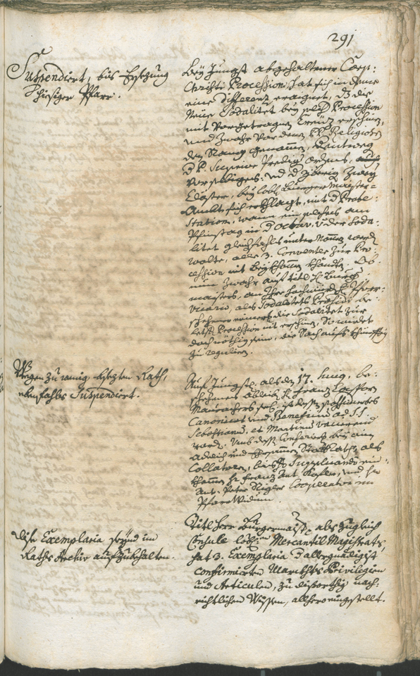 Stadtarchiv Bozen - BOhisto Ratsprotokoll 1744/47 