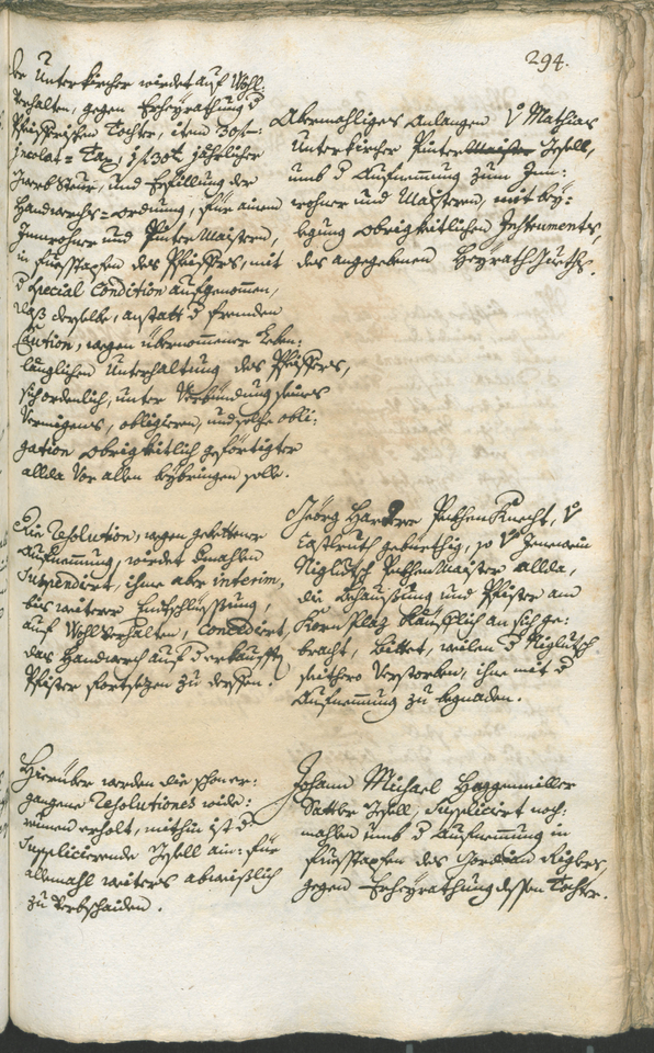 Stadtarchiv Bozen - BOhisto Ratsprotokoll 1744/47 