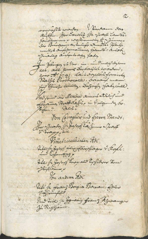 Archivio Storico della Città di Bolzano - BOhisto protocollo consiliare 1744/47 