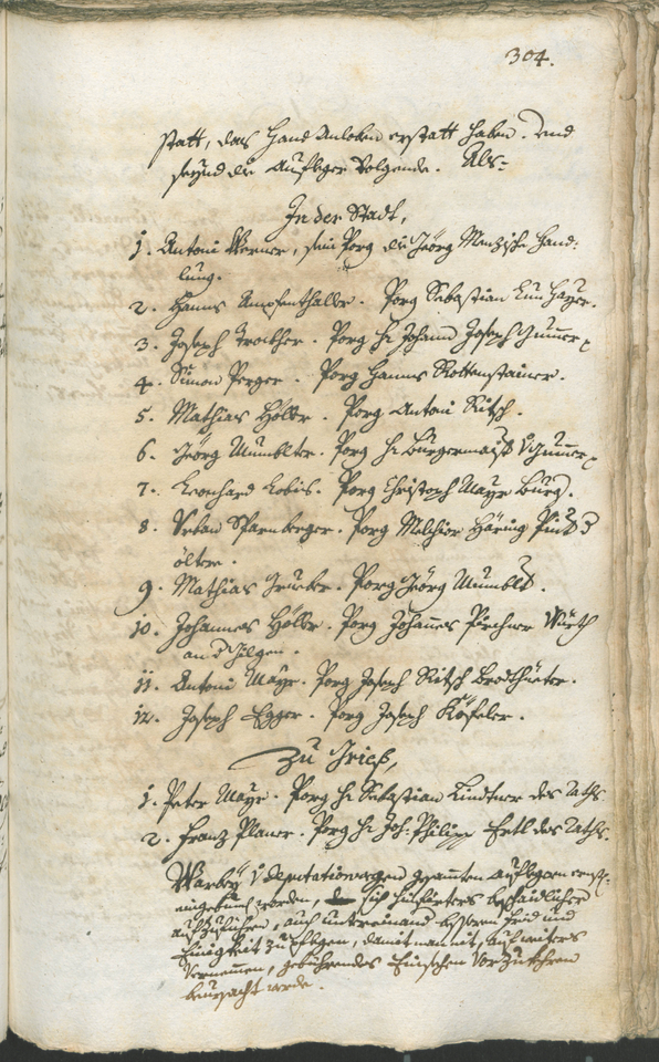 Stadtarchiv Bozen - BOhisto Ratsprotokoll 1744/47 