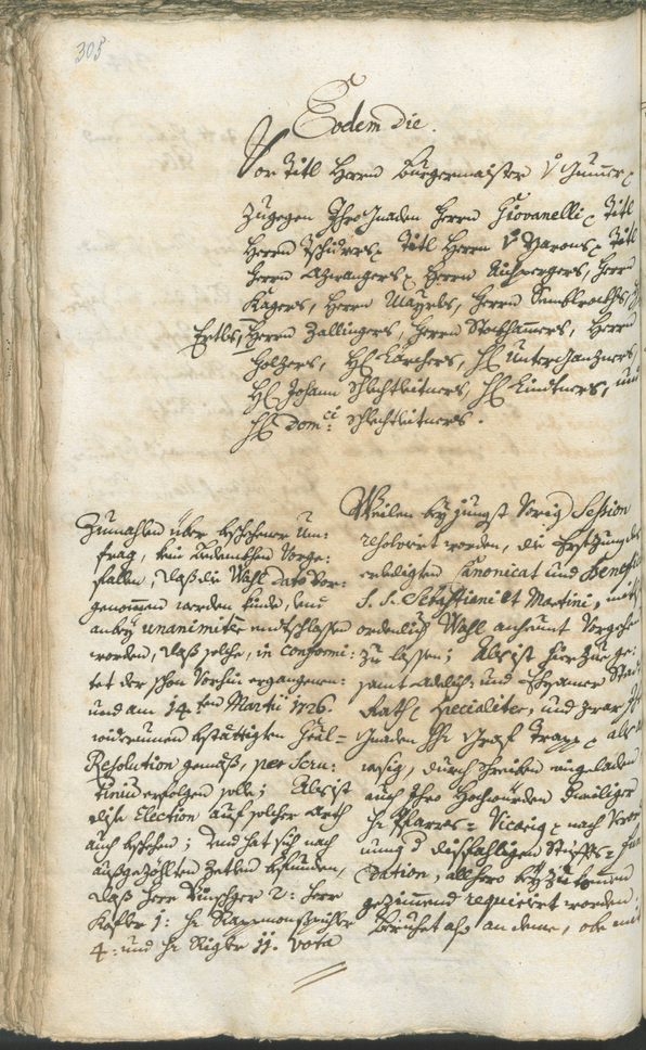 Archivio Storico della Città di Bolzano - BOhisto protocollo consiliare 1744/47 