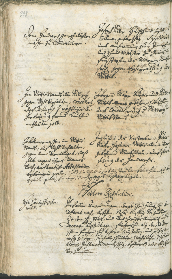 Stadtarchiv Bozen - BOhisto Ratsprotokoll 1744/47 