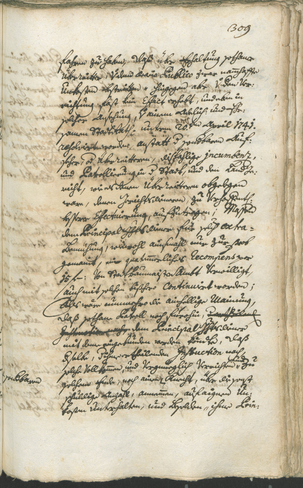 Archivio Storico della Città di Bolzano - BOhisto protocollo consiliare 1744/47 