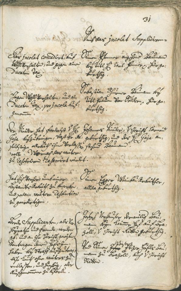 Civic Archives of Bozen-Bolzano - BOhisto Ratsprotokoll 1744/47 